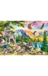 Puzzle 300 el. Wolf Family and Eagles Castorland