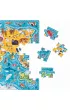 Puzzle 60 el. Puzzlove CzuCzu. Zwierzta. Mapa wiata Bright Junior Media