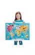 Puzzle 60 el. Puzzlove CzuCzu. Zwierzta. Mapa wiata Bright Junior Media