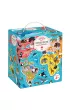 Puzzle 60 el. Puzzlove CzuCzu. Zwierzta. Mapa wiata Bright Junior Media