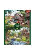 Puzzle 2x500 el. Sielankowe �ycie Trefl