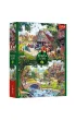Puzzle 2x500 el. Sielankowe �ycie Trefl