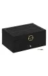 Atmosphera Szkatu�ka na bi�uteri� 24,5x17cm czarna