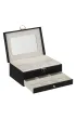 Atmosphera Szkatu�ka na bi�uteri� 24,5x17cm czarna