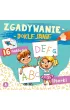 Ksi��eczka edu.155X155 Zgadywanie-doklejanie. Literki   NAKLEJKI SKRZAT 073829