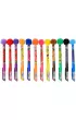 Canenco Pachn�ce d�ugopisy �elowe z pomponami Fruitysquad 12 szt.