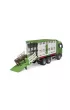 Scania Super 560R ci�ar�wka zielona kontener z figurk� krowy Bruder