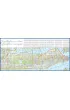 New York. Laminated map in scale 1:75 000