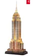 Puzzle 3D 37 el. Empire State Building (wersja nocna) Cubic Fun