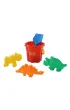 Polesie 35615 Zestaw Nr:318 Wiaderko kwiatek �rednie + akcesoria wiaderko �opatka foremka 3x mix Wader