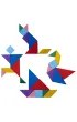 Puzzle Uk�adanka drewniana Tangram Askato