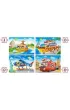 Puzzle maxi 4w1 - Podr�owa� przez �wiat (8+12+15+20 el.) Castorland