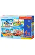 Puzzle maxi 4w1 - Podr�owa� przez �wiat (8+12+15+20 el.) Castorland