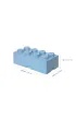 Pojemnik klocek LEGO Brick 8 Jasnoniebieski