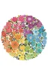 Puzzle okr�g�e 500 el. Circle of Colors. Paleta kolor�w. Kwiaty Ravensburger