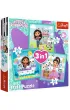Puzzle 3w1 (20+36+50 el.) Aktywno�ci Gabby. Koci Domek Gabi Trefl