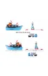 Port logistyczny Maersk ze statkiem towarowym, zestaw dla dzieci Majorette