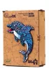 Puzzle drewniane eko 84 el. Delfin A4 PuzzleOK