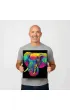 Diamond Dotz Haft diamentowy - Adults Flocked Neon Elephant 35.5x45.7cm