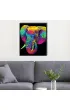 Diamond Dotz Haft diamentowy - Adults Flocked Neon Elephant 35.5x45.7cm