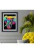 Diamond Dotz Haft diamentowy - Adults Flocked Neon Elephant 35.5x45.7cm