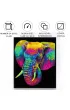Diamond Dotz Haft diamentowy - Adults Flocked Neon Elephant 35.5x45.7cm