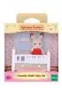 Sylvanian Dziecko kr�lik�w z czekoladowymi uszami z ��eczkiem
