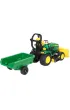 Traktorek John Deere z figurk� ogrodnika