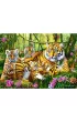 Puzzle 500 el. Rodzina tygrys�w Trefl