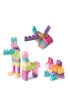 Kids Blocks klocki r�owo-fioletowe 50el