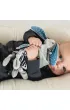 Whisbear DouDou Kocyk Przytulanka Kr�liczek - szary