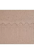 Kocyk niemowlcy dziergany baweniany 80x100 cm beowy Tribe Fancy Linen