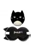 Puckator Pluszowa poduszka podr�na z opask� na oczy Relaxeazzz - Kot Feline Fine