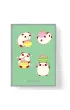 Narcissus Zeszyt A5 32k.w kratk� PP Kawaii 1szt.mix