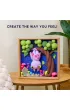 Okto Zestaw DIY z masy plastycznej Ma�e �wiaty Sztuka z Nietoperzem 21x21 cm