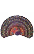 Puzzle drewniane eko 152 el. Luksusowy paw A3 Maksik