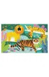 Puzzle soczewkowe z ruchomym obrazkiem 3D Du�e i ma�e koty 5+ Mudpuppy
