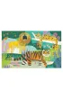 Puzzle soczewkowe z ruchomym obrazkiem 3D Du�e i ma�e koty 5+ Mudpuppy
