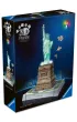 Puzzle 128 el. 3D Iconics Statua Wolno�ci Ravensburger