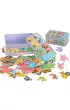 Puzzle dla dzieci uk�adanka w puszce pojazdy 30 puzzli 6 obrazk�w