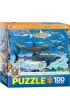 Puzzle 100 el. Smartkids - Sharks Eurographics