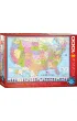 Puzzle 1000 el. Mapa Stan�w Zjednoczonych Eurographics