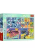Puzzle 4w1 - Stitch (4x250 el.) Trefl