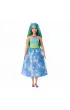 Barbie. Ksi�niczka Lalka Niebiesko-zielony str�j Mattel