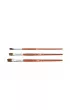 Milan P�dzle p�askie z w�osia koziego serii 121, nr 6, 10, 14 3 szt.