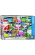 Puzzle 1000 el. Autobusy Eurographics