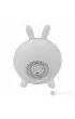 Marys Budzik lampka nocna LED RGB bia�y kr�lik