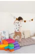 Klocki konstrukcyjne dla najm�odszych Klocki Budowlane Ceg�y 33el pastel