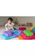 Klocki konstrukcyjne dla najm�odszych Klocki Budowlane Ceg�y 33el pastel