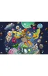 Puzzle UFT 100 el. Wujcio w kosmosie Rodzina Treflik�w 16546